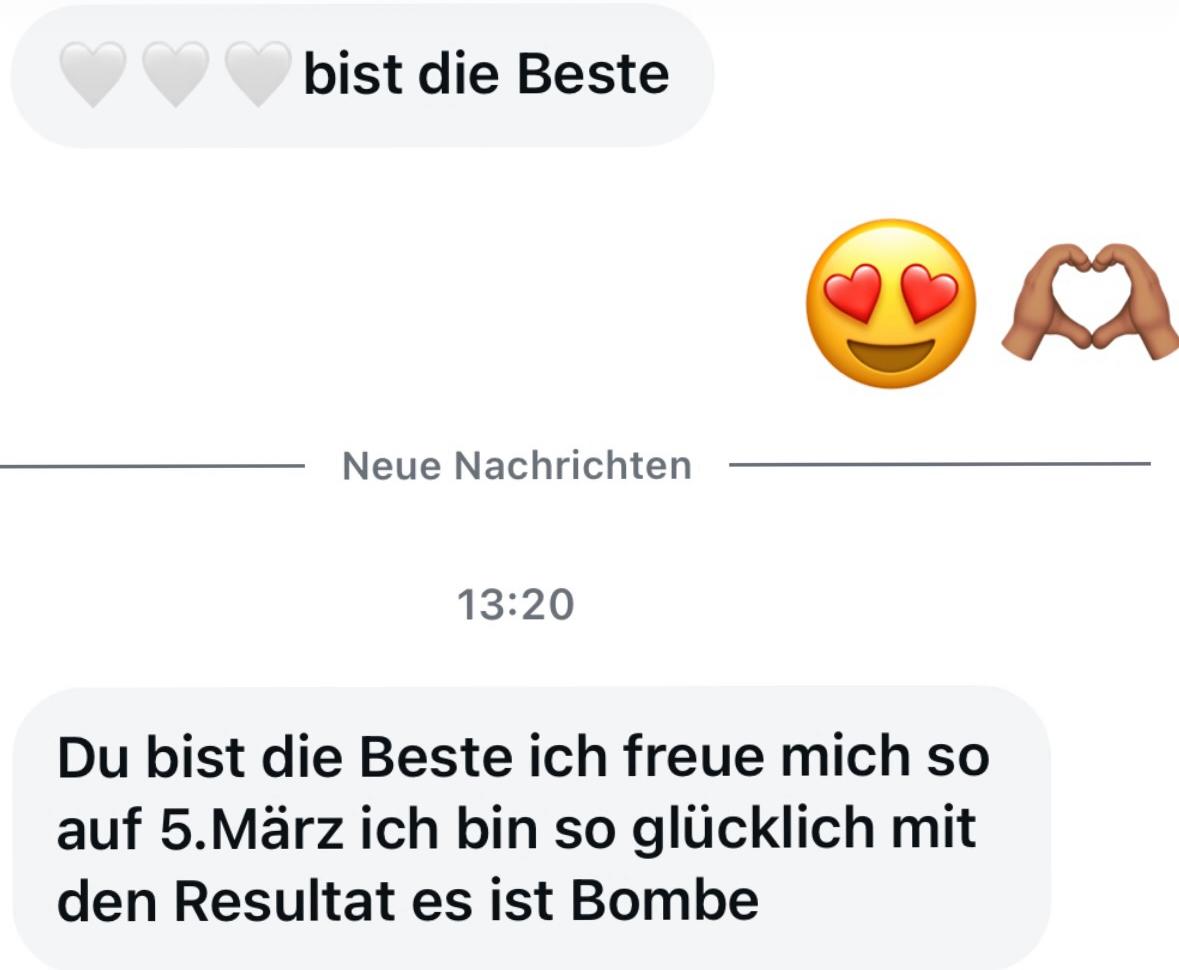 Kundenfeedback LaserLux beste Ergebnisse